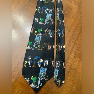 Vintage Looney Tunes‎ Stamp Necktie
